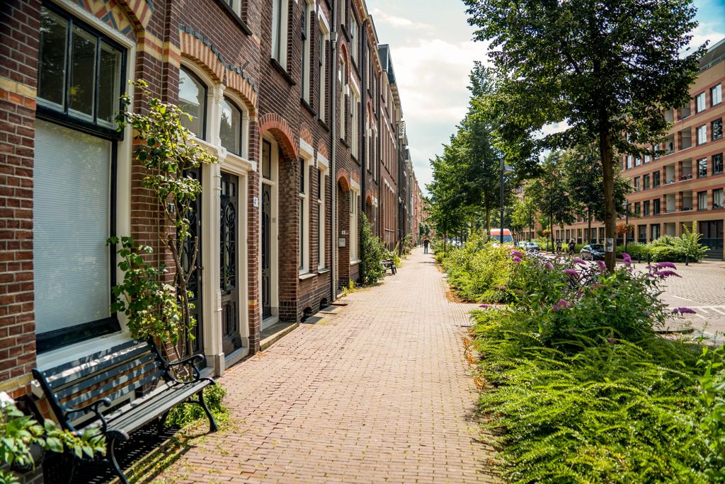 Stoep van een straat